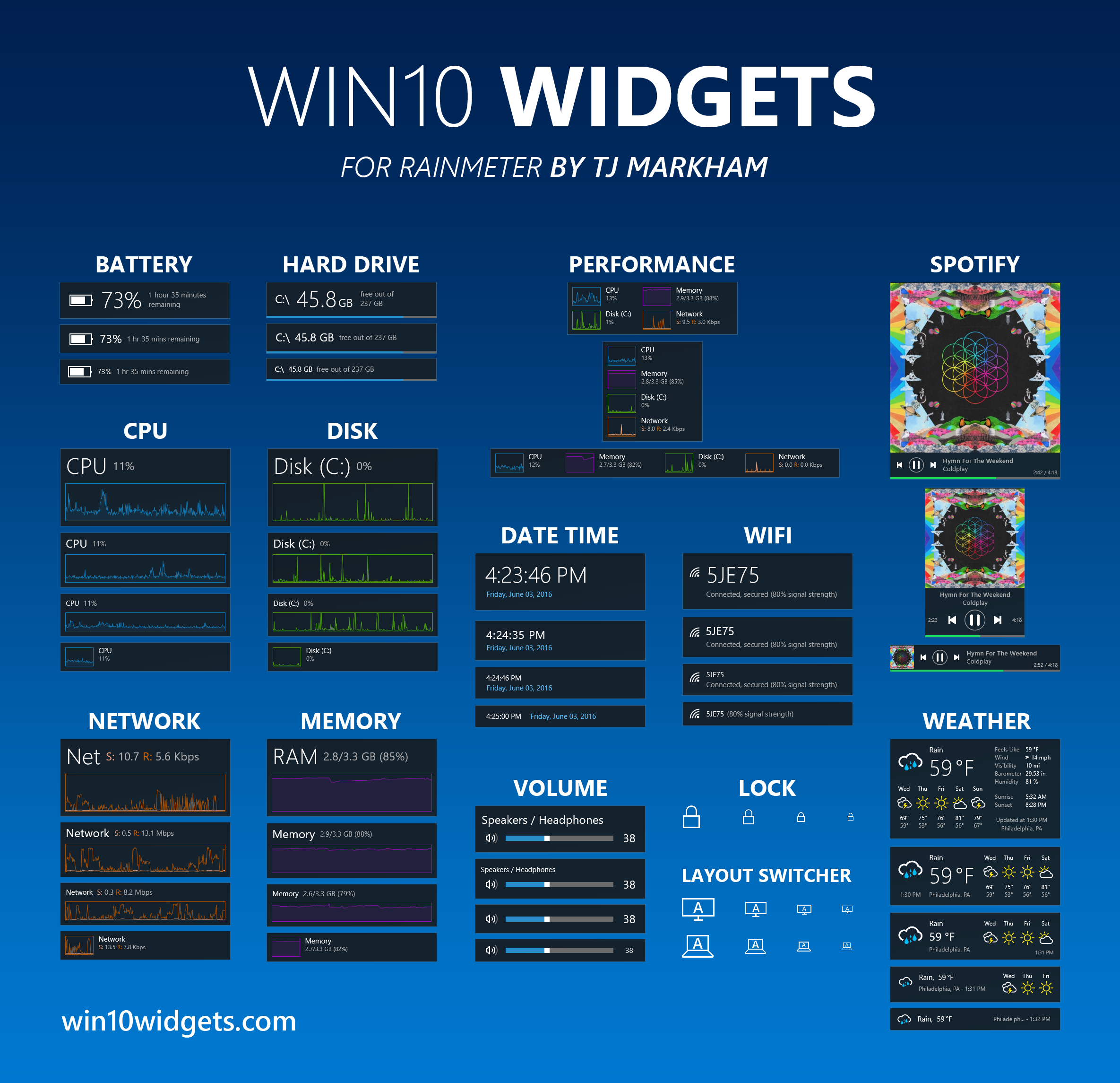 Win10 Widgets Widgets for Windows 10