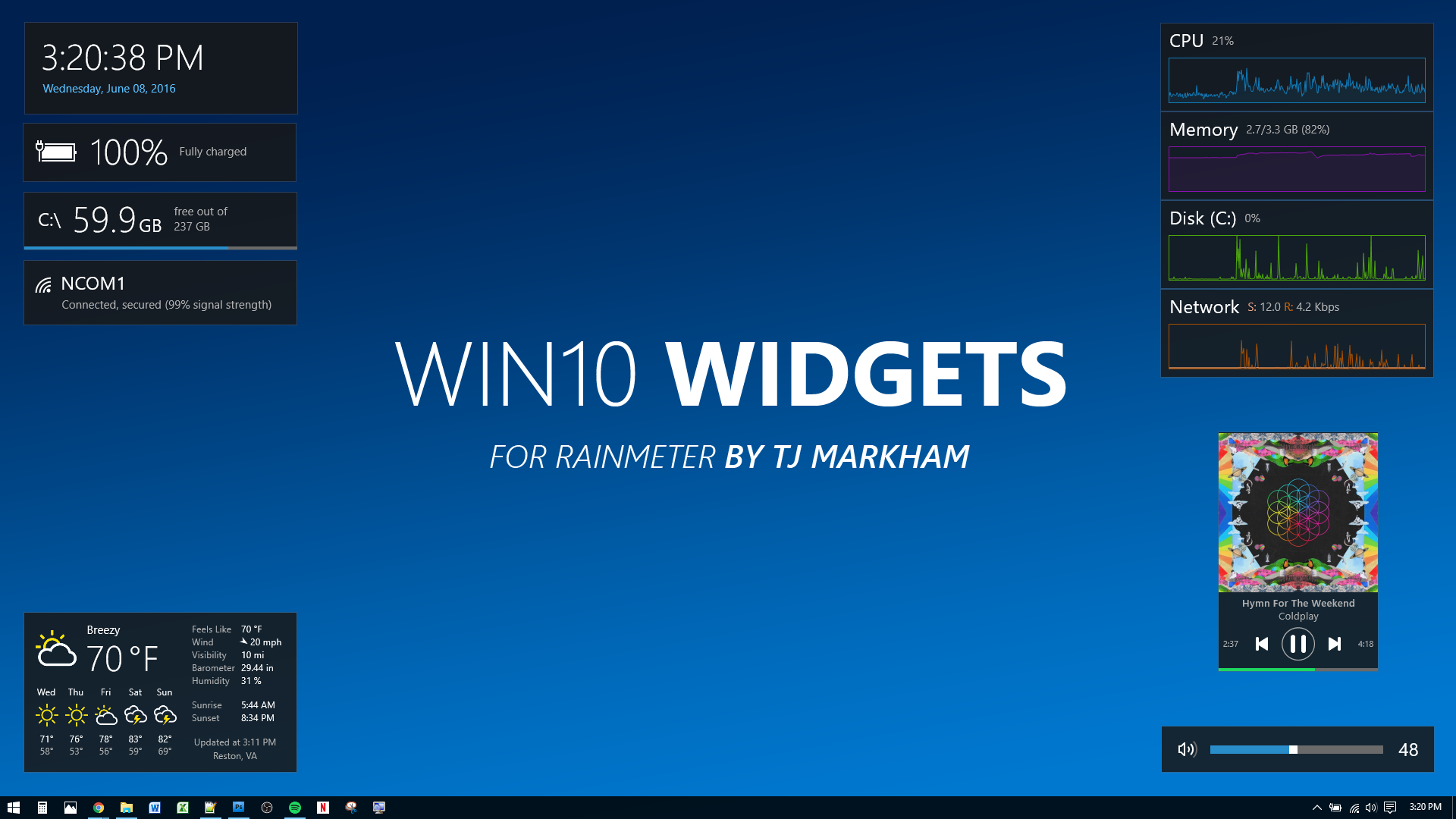 How To Display Clock On Windows 10 Desktop